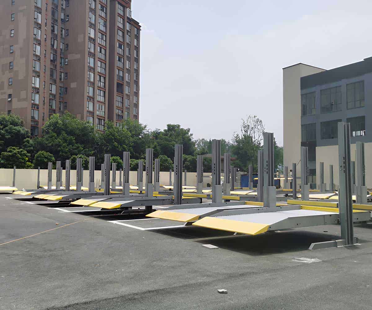 简易升降机械停车位停放车辆的标准主要包括