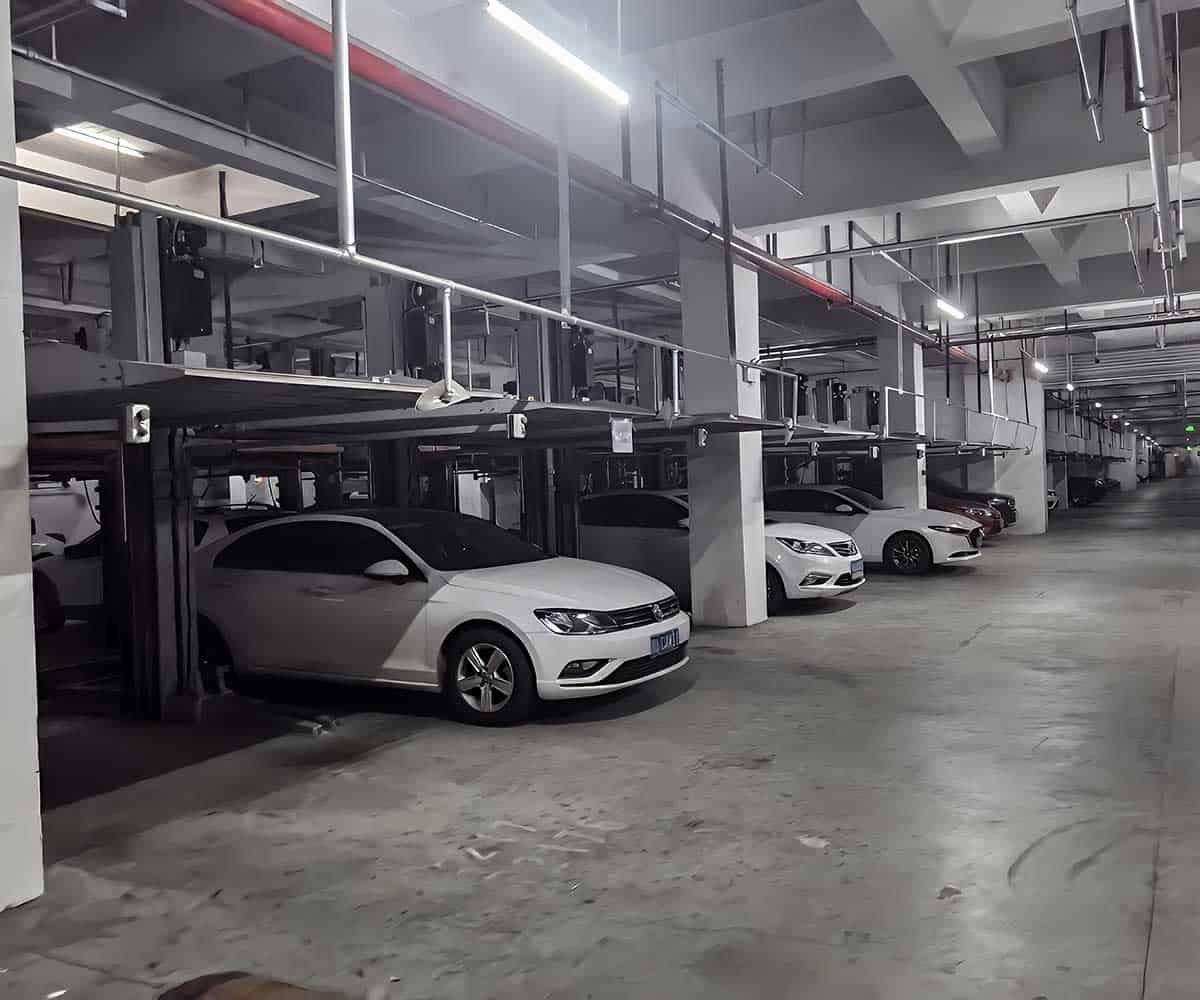 二层简易机械式立体停车设备钢结构框架介绍