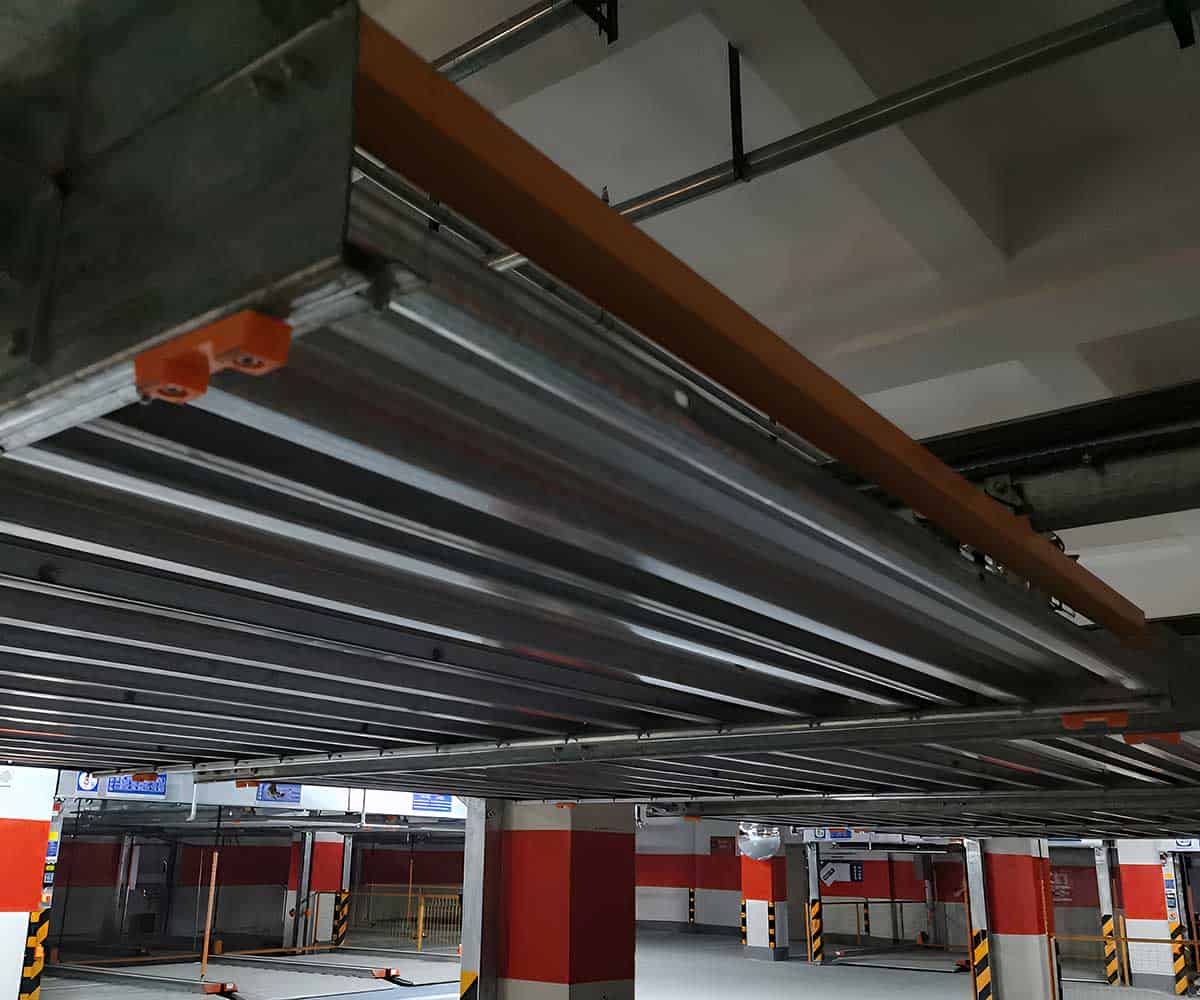 四柱式立体车库停车设备的土建尺寸要求