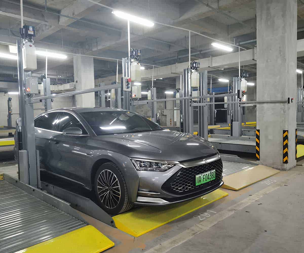 2柱机械车位和普通车库的区别